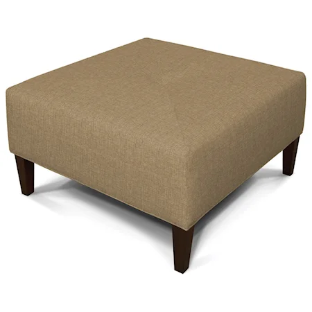 Sleek and Sophisticated, Square Ottoman with Modern Style